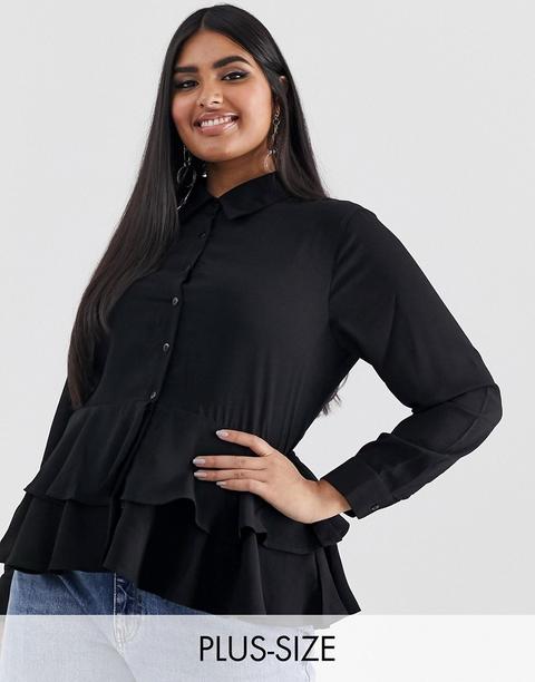 camicia con volant