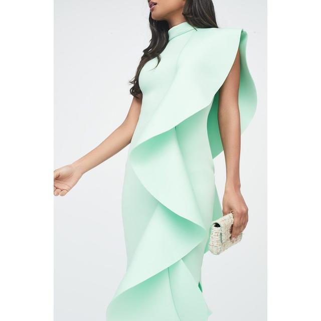 lavish alice green scuba dress