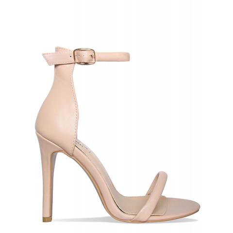 Trini Nude Barely There Stiletto Heels