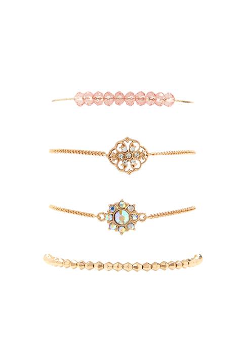 Beaded Charm Bracelet Set