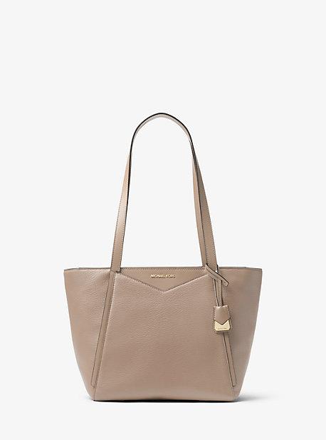 michael kors whitney small pebbled leather tote