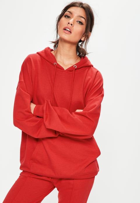 Red Jersey Hoodie