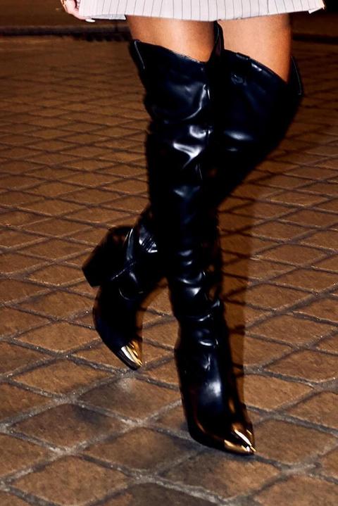 thigh high western boots