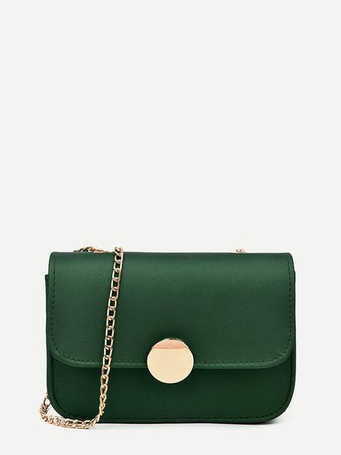 Casuale Plain Verde Borsa A Tracolla