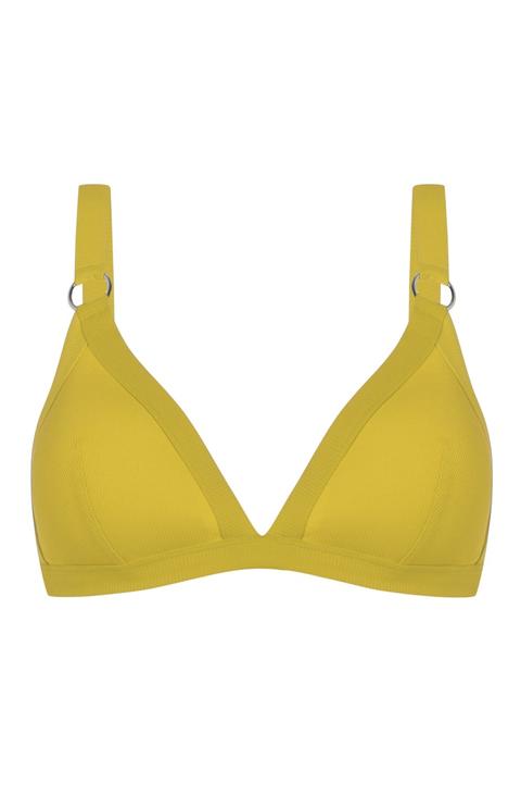 Mustard Bikini Top