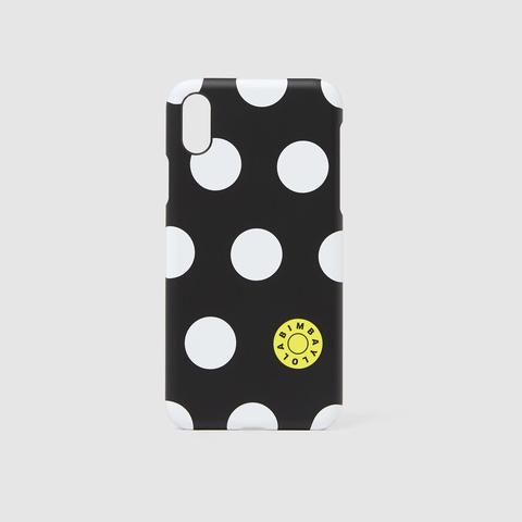 Funda Iphone X Topos Negra from Bimba Y Lola on 21 Buttons