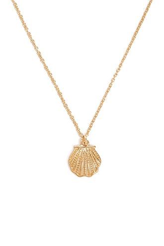 Forever 21 Shell Pendant Necklace 