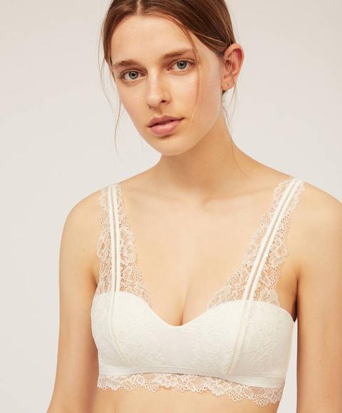 Bralette In Pizzo Essential Lace