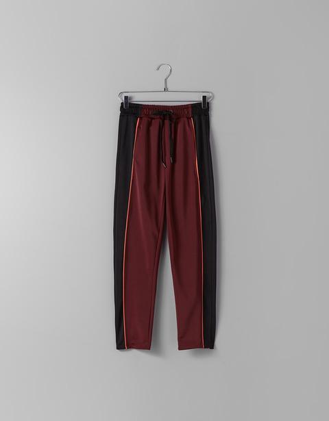 Pantalón Jogger Con Bandas Laterales