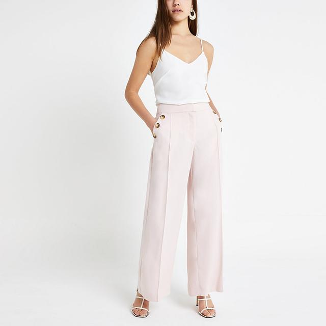 wide leg petite trousers