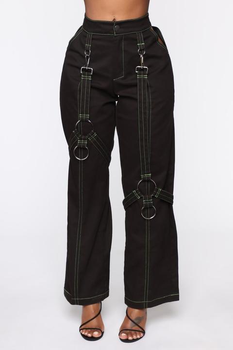 On Lock Down Wide Leg Pants - Black