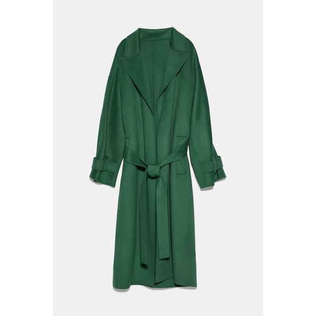 balloon sleeve coat zara