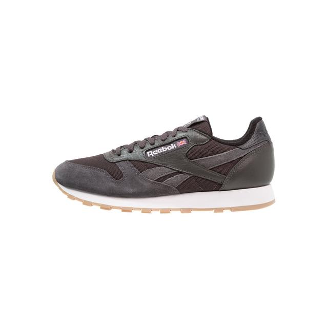 Reebok Classic Cl Leather Estl Sneakers Basse Coal/white from Zalando on 21  Buttons