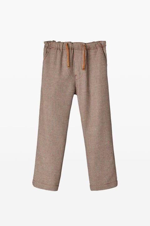Pantalón Jogger Pata De Gallo