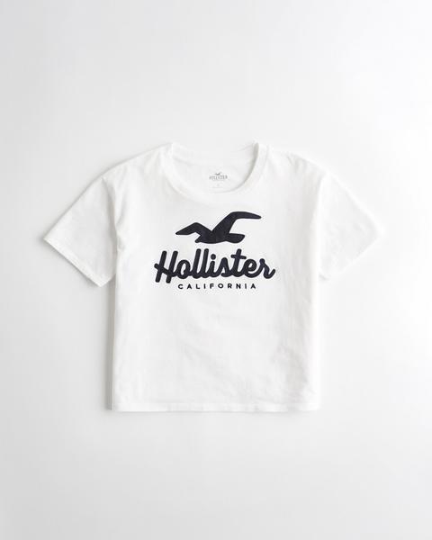 applique logo graphic tee