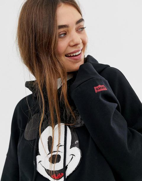 Levi's X Mickey Mouse - Hoodie Oversize À Motif Graphique - Noir from ASOS  on 21 Buttons