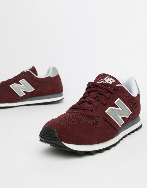 New Balance - 373 Sneakers Bordeaux Scamosciate - Rosso