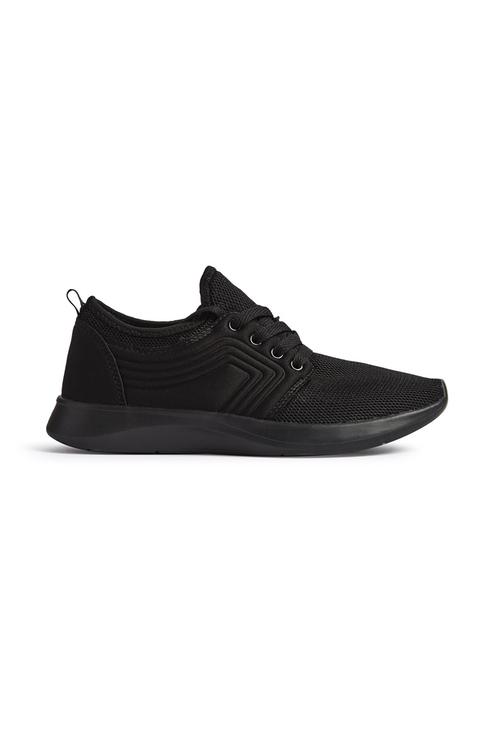 Black Embossed Trainer