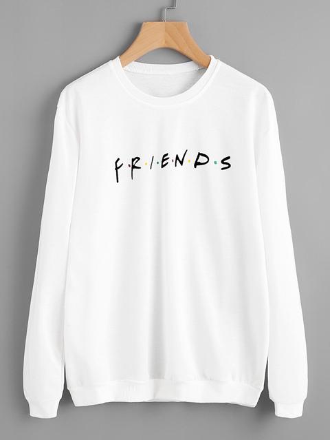 Friends Print Sweatshirt