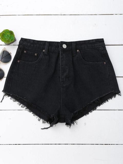 Denim Cutoffs Mini Shorts