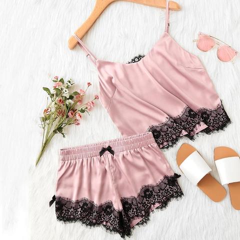 Pigiama Pink Lace