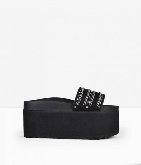 Sandalias Negras Plataforma