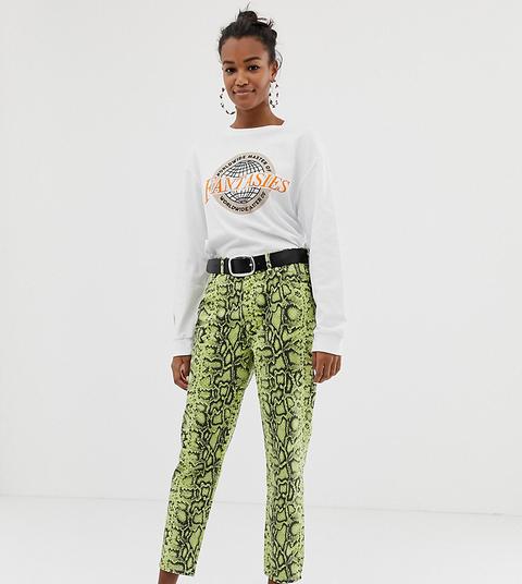 Bershka - Pantalon À Imprimé Serpent