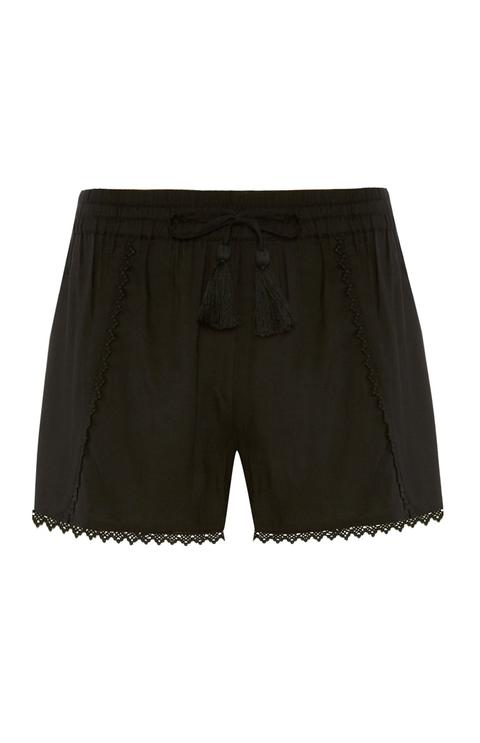 Black Detail Short