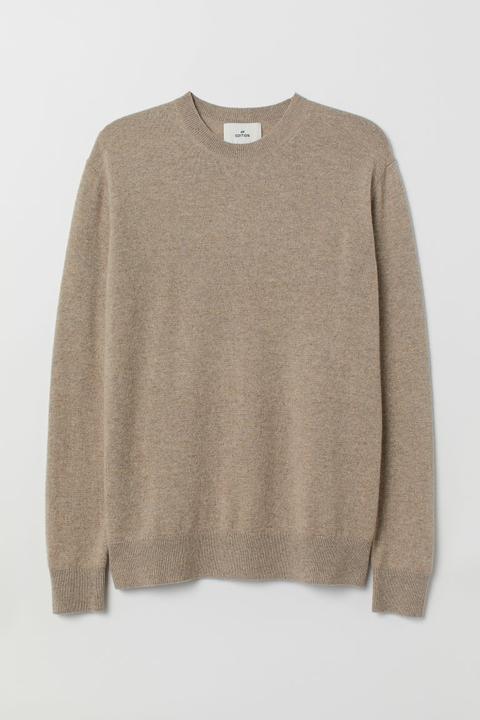 H & M - Pullover In Cashmere - Beige