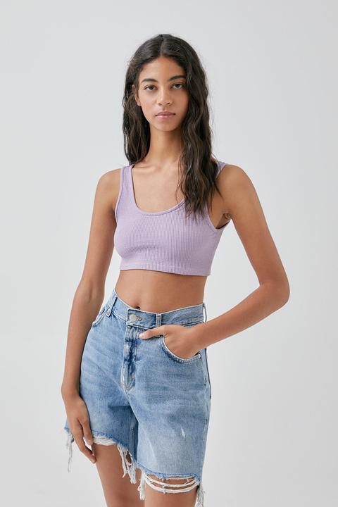 Top Cropped Canalé Tirantes