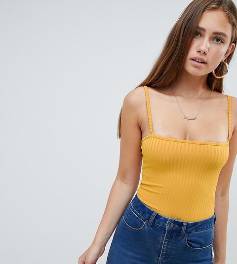 Missguided – Body Mit Eckigem Ausschnitt