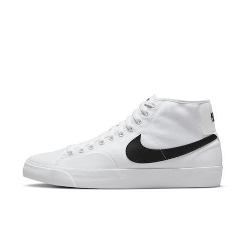 Nike Sb Blzr Court Mid Zapatillas De Skateboard - Blanco