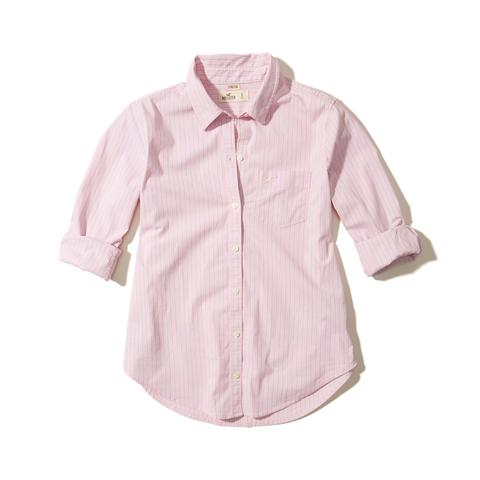 Button-front Woven Shirt