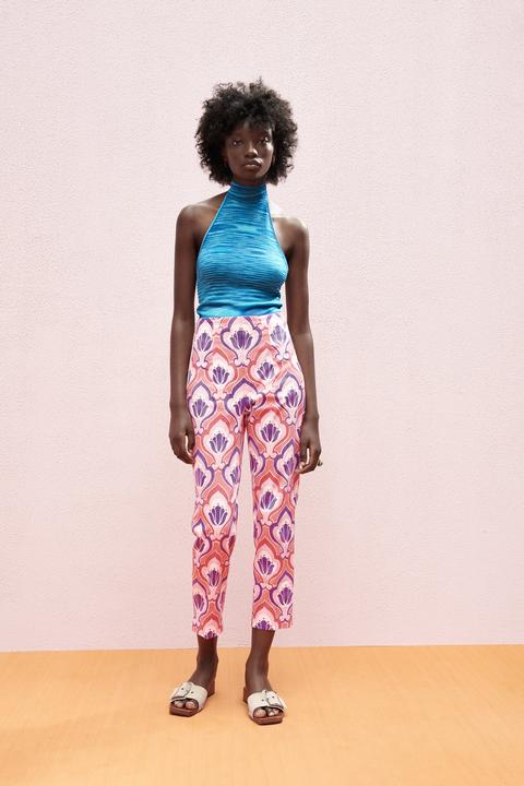 Pantalón Slim Fit Estampado