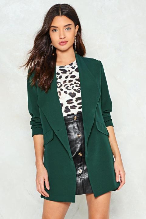 Womens Oversized Tailored Blazer