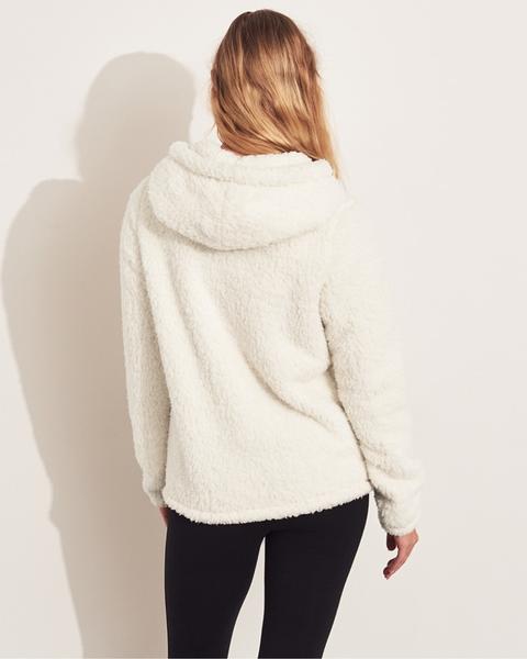 full sherpa hoodie