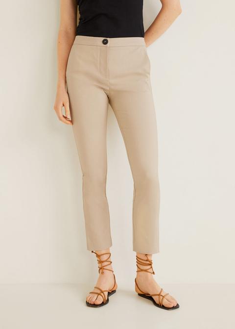 Pantalon Droit Coton