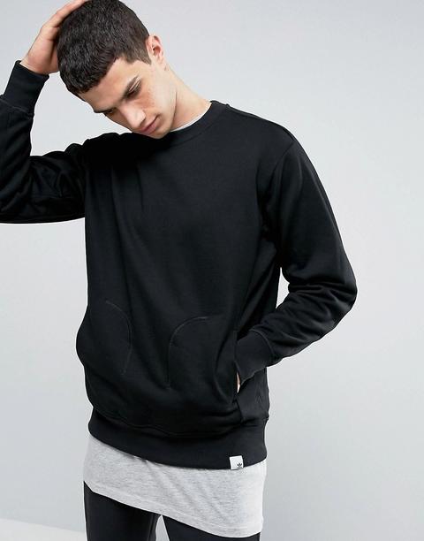 Adidas Originals X By O - Bq3082 - Felpa Nera - Nero