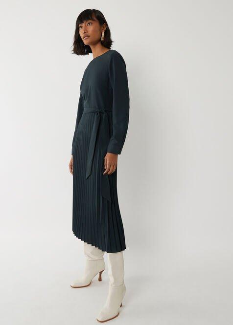 warehouse long sleeve dress