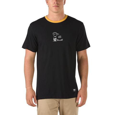 Vans Vans X Peanuts Charlie Brown Ringer T-shirt (black) Men Black