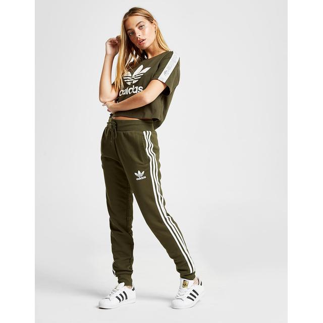 Adidas Originals 3-stripes California Fleece Pants Green - Womens from Jd Sports 21 Buttons
