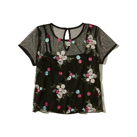 hollister flower shirt