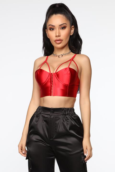 Having A Party Bustier - Red