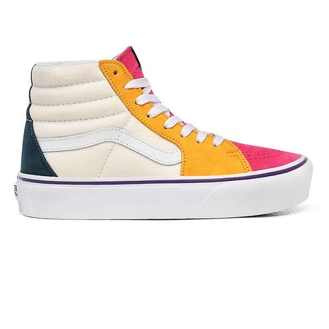 Vans Zapatillas Con Plataforma Mini Cord Sk8-hi 2.0 ((mini Cord) Multi/true White) Mujer Multicolour