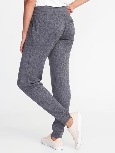 Mid-rise Sweater-knit Joggers For Women 
