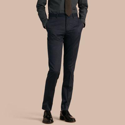 Pantaloni Aderenti In Cotone