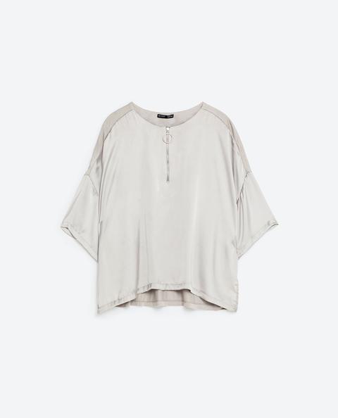 Blusa Satinada