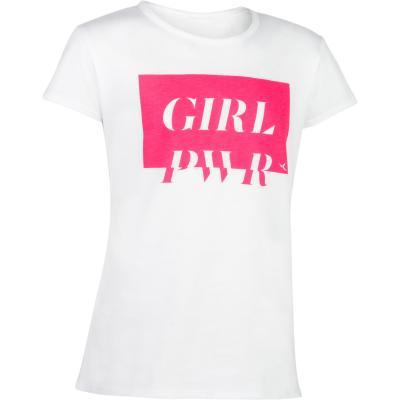 t shirt bianca decathlon