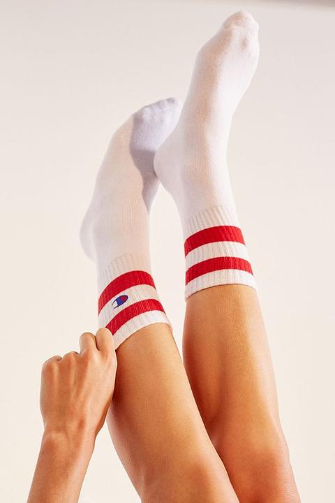 Champion Reverse Weave Sport Tube Socks - White