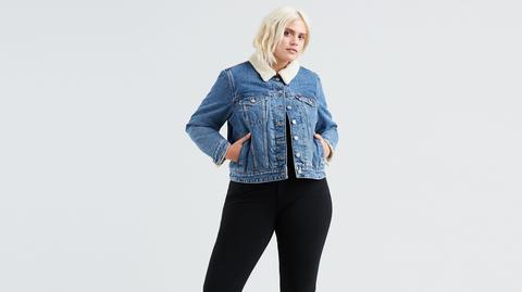 Sherpa Trucker Jacket (plus Size)